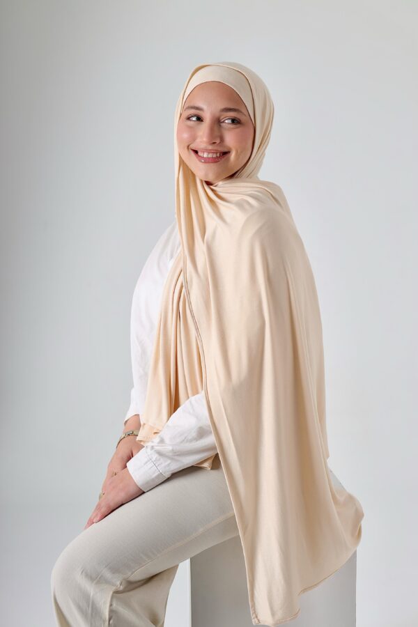 Beige Nude Lycra Set - Image 3