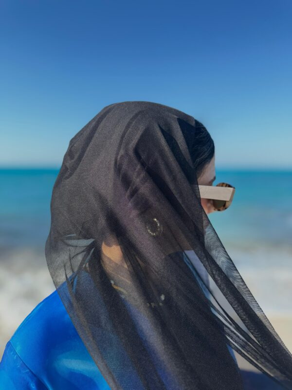 Swimming scarf with waterproof bonnet - Image 6